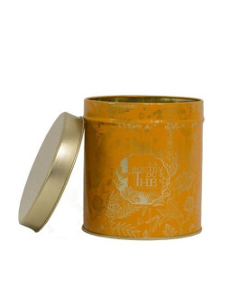 GRANDE BOITE À THÉ JAUNE - LA ROUTE DU THÉ