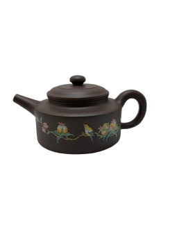 THÉIÈRE PLATE ARGILE YiXING FRUITS 0.4L