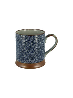 MUG SEIKAINAMI BLEU MARINE - JAPON LA ROUTE DU THÉ VERSAILLES