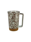 MUG FLEURS FEUILLES BRUN - JAPON LA ROUTE DU THÉ VERSAILLES