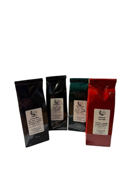 4 THÉS PARFUMÉS NOËL - LA ROUTE DU THE VERSAILLES