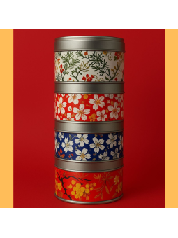 COFFRET 4 MÉLANGES PARFUMÉS - La Route du Thé Versailles