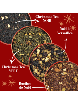 4 THÉS PARFUMÉS NOËL - LA ROUTE DU THÉ VERSAILLES