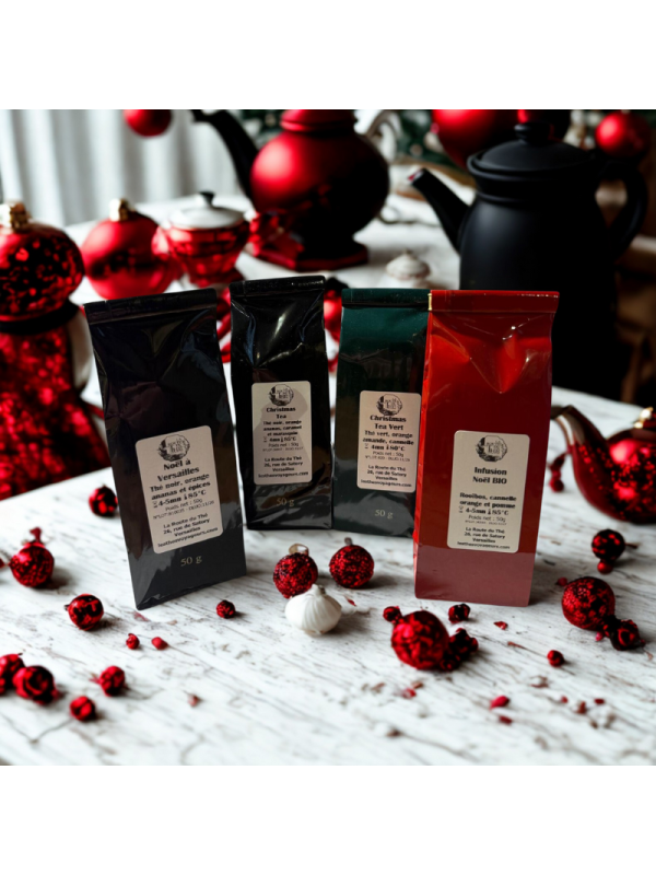 COFFRET DE 4 THÉS PARFUMÉS NOËL