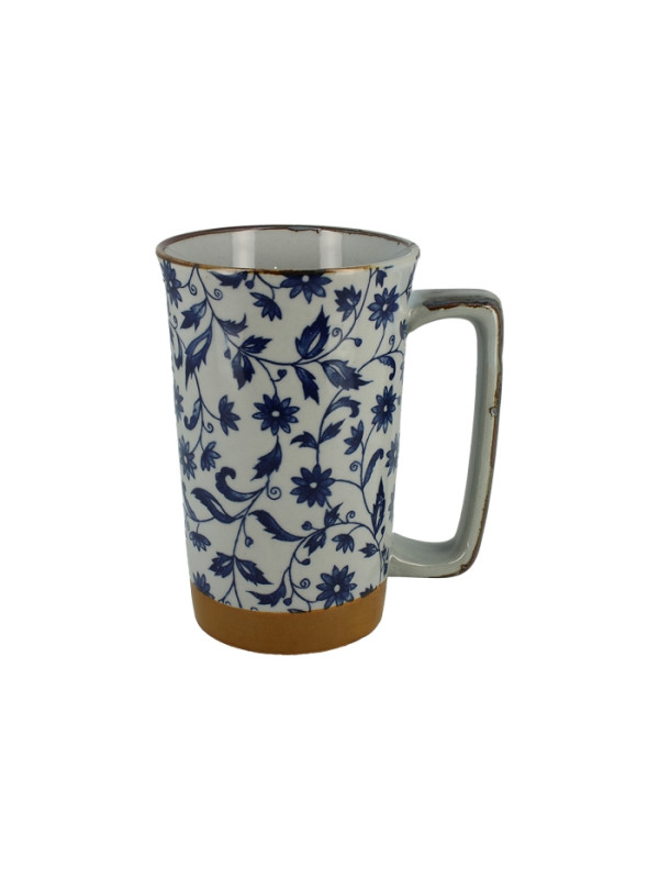 Mug fleurs et feuilles - La Route du Thé Versailles