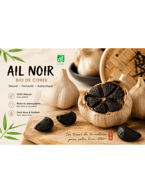 AIL NOIR BIO CORÉE - La Route du Thé Versailles