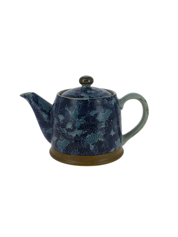 THÉIÈRE JAPONAISE CÉRAMIQUE 350ML - éventails - La Route du Thé Versailles