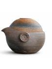 THÉIÈRE INDIVIDUELLE JAPON 180ML - CÉRAMIQUE TEXTURÉE LA Route du Thé Versailles