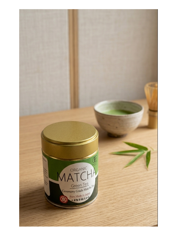 BOITE 30g MATCHA DE CÉRÉMONIE BIO JAPON - La Route du Thé Versailles