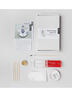 KIT KINTSUGI OR - COFFRET RÉPARATION JAPONAISE - La Route du Thé Versailles