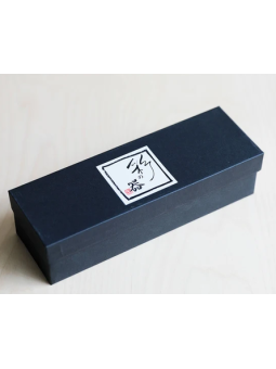 Boite cadeau noire calligraphie japonaise pour coffret gobelets a the