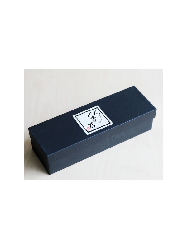 Boite cadeau noire calligraphie japonaise pour coffret gobelets a the