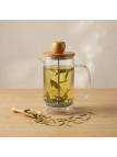 THÉIÈRE À PISTON EN VERRE 350ML - La Route du Thé Versailles