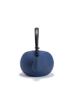 THÉIÈRE EN FONTE JAPONAISE WAZUQU - BLEU AZUR